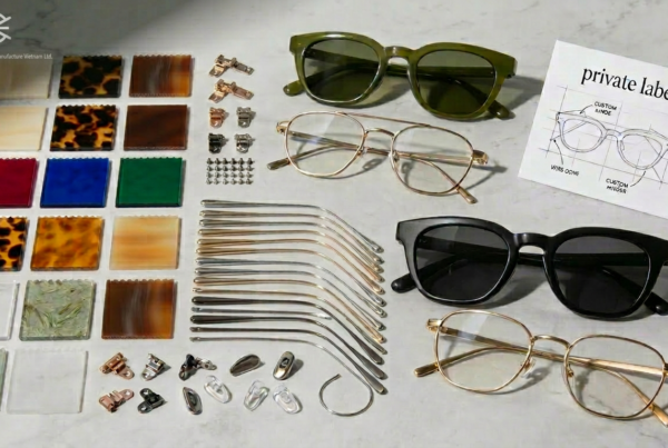 Many options for brands to customize eyewear with Concept Eyewear OEM Eyewear Manufacturer