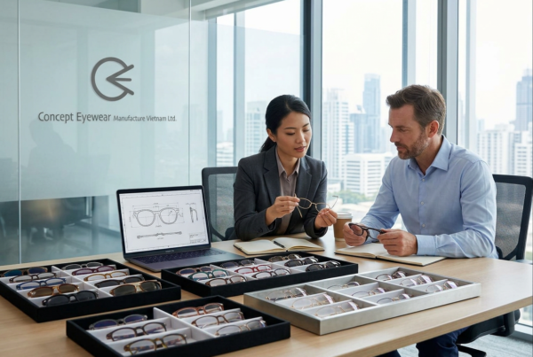 Concept Eyewear OEM Eyewear manufacturer partnership working with international clients on designs