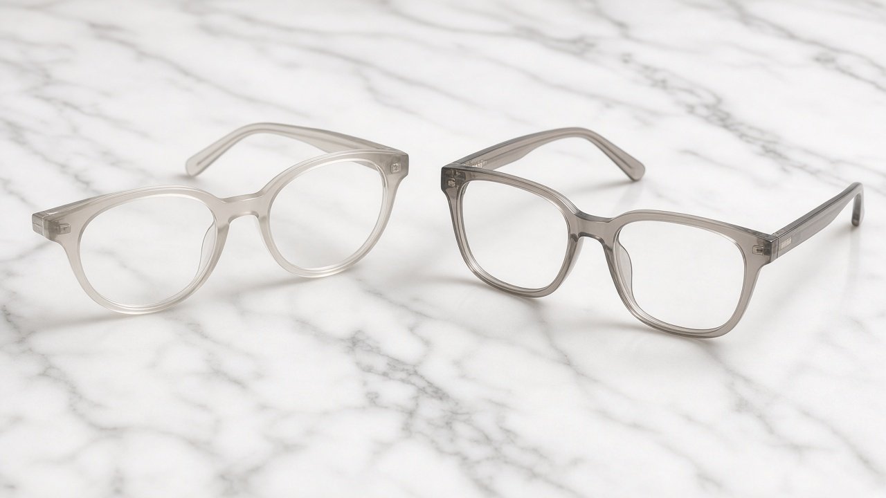 Oval geometric eyewear featured – Concept Eyewear Oval geometric eyewear: unbranded soft oval and geometric acetate frames, no logos